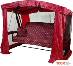 Садовые качели МебельСад МАДАГАСКАР (ГОРОХ, КРАСНЫЙ) (375115)