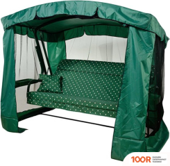 Садовые качели МебельСад МАДАГАСКАР (ГОРОХ, ЗЕЛЕНЫЙ) (375113)