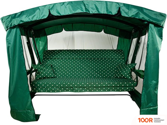 Садовые качели МебельСад МАДАГАСКАР (ГОРОХ, ЗЕЛЕНЫЙ) (375113)