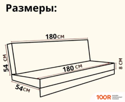Садовые качели МебельСад ДЛЯ МЯГКИХ ЭЛЕМЕНТОВ (СИДЕНИЯ) САДОВЫХ КАЧЕЛЕЙ 180Х54Х8 СМ (БОРДОВЫЙ) (375072)