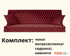 Садовые качели МебельСад ДЛЯ МЯГКИХ ЭЛЕМЕНТОВ (СИДЕНИЯ) САДОВЫХ КАЧЕЛЕЙ 180Х54Х8 СМ (БОРДОВЫЙ) (375072)