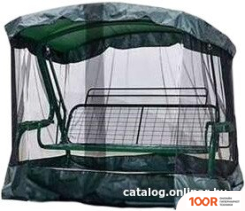 Садовые качели МебельСад АМС ЭКОНОМ 220X145X175 СМ (ЧЕРНО-ЗЕЛЕНЫЙ) (375055)