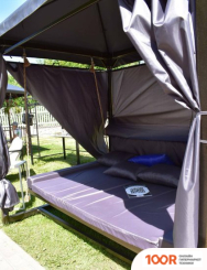 Садовые качели Князев Мебель ЕВРОПА (КОРИЧНЕВЫЙ) (375043)