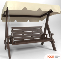 Садовые качели Wooden Story ПРАГА-2 (ПАЛИСАНДР, БЕЖЕВЫЙ) (374991)