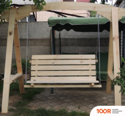 Садовые качели Wooden Story МЮНХЕН-2 (БЕЗ ПОКРАСКИ) (374974)