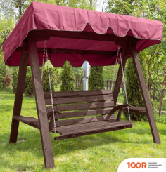 Садовые качели Wooden Story МЮНХЕН-1 ПЛЮС (ПАЛИСАНДР, БОРДОВЫЙ) (374968)