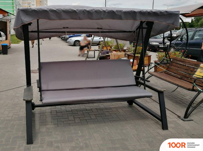 Садовые качели Wooden Story АЛЬПЫ (СЕРЫЙ/СЕРЫЙ) (374958)