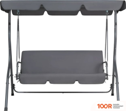 Садовые качели National Tree Company SIMPLE С ТЕНТОМ К-1 DS-186 (СЕРЫЙ) (374942)