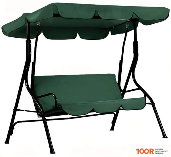 Садовые качели National Tree Company SIMPLE С ТЕНТОМ К-1 DS-186 (ЗЕЛЕНЫЙ) (374941)