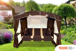 Садовые качели LetoLux ТОРОНТО (ШОКОЛАД) (374937)