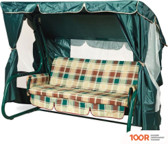 Садовые качели LetoLux ТОРНАДО LUX (ЗЕЛЕНЫЙ/БЕЖЕВЫЙ) (374928)