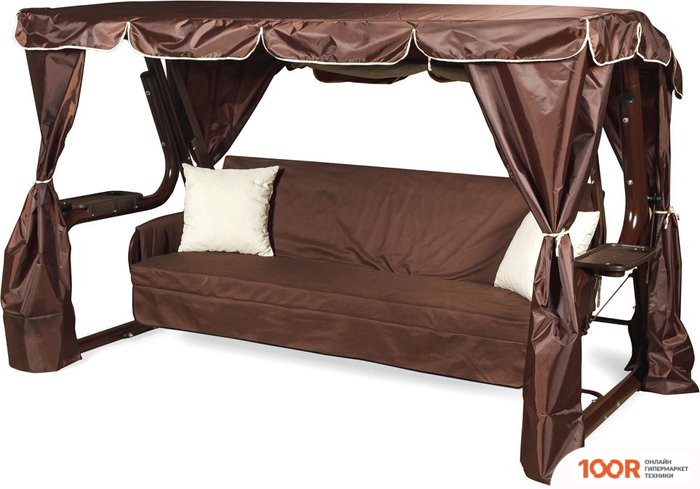 Садовые качели LetoLux НИРВАНА PREMIUM 76 (ШОКОЛАД) (374916)