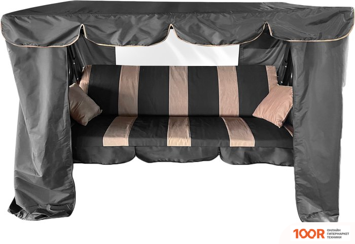 Садовые качели LetoLux КАПРИ (ГРАФИТ) (374905)