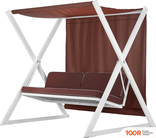 Садовые качели byRoom САКУРА 005 (БЕЛЫЙ/ШОКОЛАДНЫЙ) (374893)