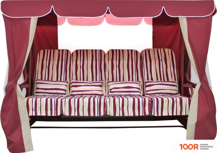 Садовые качели Arno-Werk ЭЛИТ ЛЮКС+ 2016-КД-41/Л+ (БОРДО) (374885)