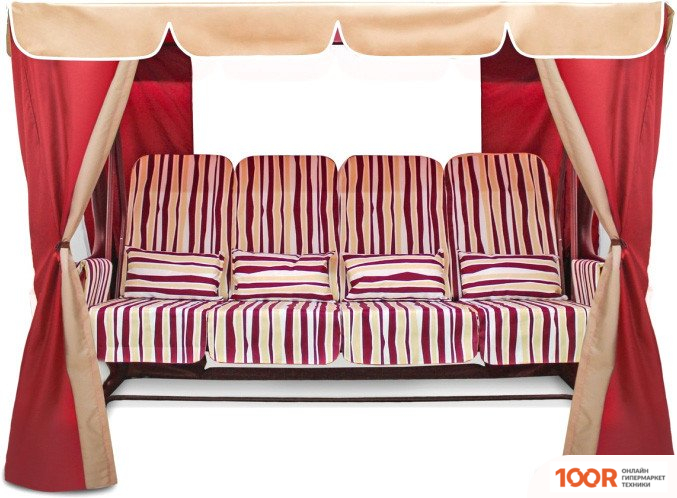 Садовые качели Arno-Werk ЭЛИТ ЛЮКС ПЛЮС (БОРДО) (374884)