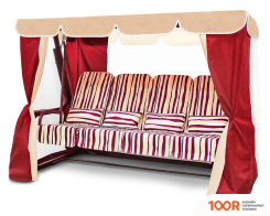 Садовые качели Arno-Werk ЭЛИТ ЛЮКС ПЛЮС (БОРДО) (374884)