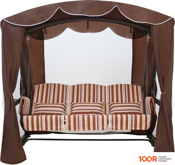 Садовые качели Arno-Werk ЭЛИТ ЛЮКС 2016-КД-41/Л (ШОКОЛАДНЫЙ) (374883)