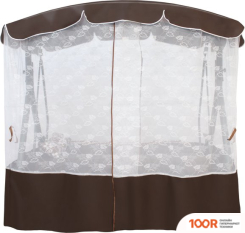 Садовые качели Arno-Werk ЭЛЕГАНТ ПРЕМИУМ СО СТОЛИКОМ 2016-КД-45/П (ШОКОЛАДНЫЙ) (374882)