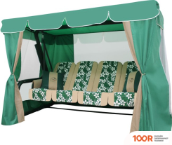 Садовые качели Arno-Werk ЭДЕМ ПРЕМИУМ 76 2017-КД-59/П (ЗЕЛЕНЫЙ/БЕЖЕВЫЙ) (374879)