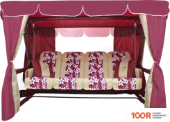 Садовые качели Arno-Werk ЭДЕМ ПРЕМИУМ 76 2017-КД-59/П (БОРДО) (374877)