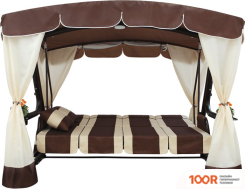 Садовые качели Arno-Werk ЭДЕМ ЛЮКС 76 2017-КД-59/Л (ШОКОЛАДНЫЙ/КОРИЧНЕВЫЙ КАРКАС) (374876)