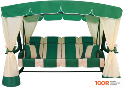 Садовые качели Arno-Werk ЭДЕМ ЛЮКС 76 2017-КД-59/Л (ЗЕЛЕНЫЙ/ЗЕЛЕНЫЙ КАРКАС) (374874)