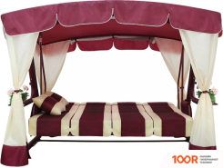 Садовые качели Arno-Werk ЭДЕМ ЛЮКС 76 2017-КД-59/Л (БОРДОВЫЙ/БОРДОВЫЙ КАРКАС) (374872)