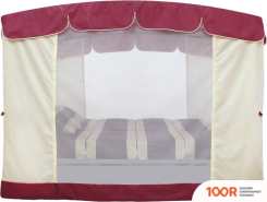 Садовые качели Arno-Werk ЭДЕМ ЛЮКС 76 2017-КД-59/Л (БОРДОВЫЙ/БОРДОВЫЙ КАРКАС) (374872)