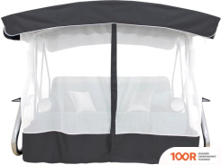 Садовые качели Arno-Werk ХРОМ 2020-КД-2 (ЧЕРНЫЙ/СИНИЙ) (374870)