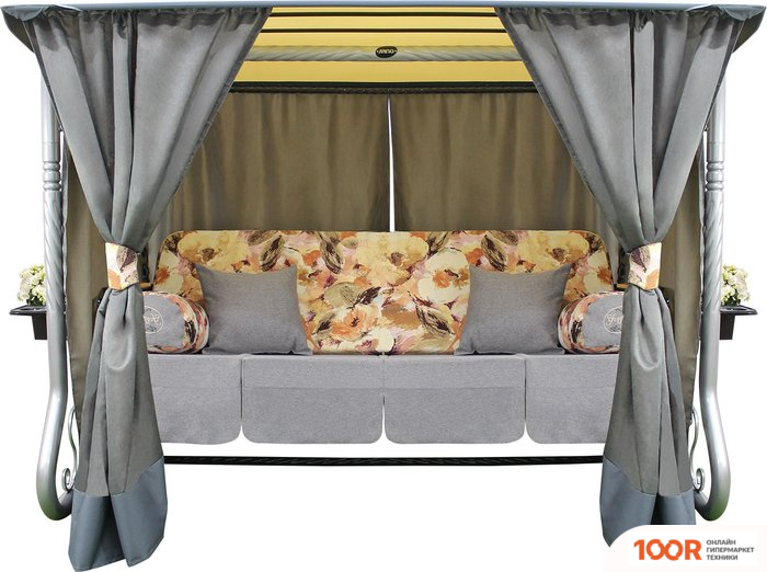 Садовые качели Arno-Werk УСАДЬБА 2020-КД-4 (СЕРЕБРИСТЫЙ) (374869)