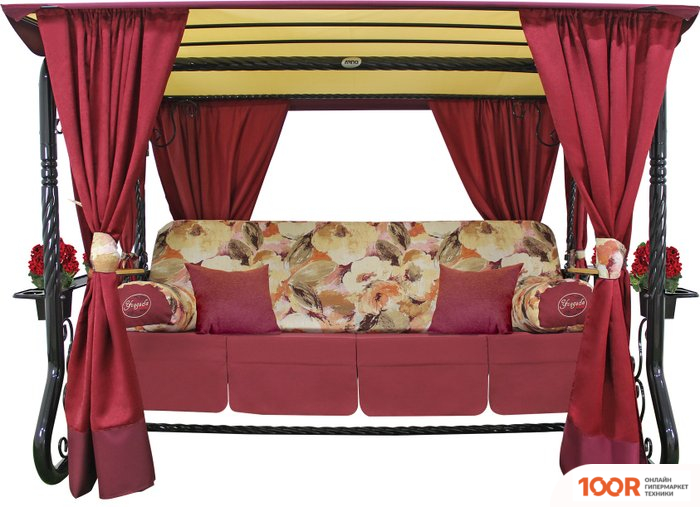 Садовые качели Arno-Werk УСАДЬБА 2020-КД-4 (БОРДО) (374867)