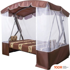 Садовые качели Arno-Werk ОАЗИС ПРЕМИУМ+ 2016-КД-40/П+ (ШОКОЛАДНЫЙ) (374855)