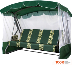 Садовые качели Arno-Werk ОАЗИС ПРЕМИУМ+ 2016-КД-40/П+ (ЗЕЛЕНЫЙ) (374854)