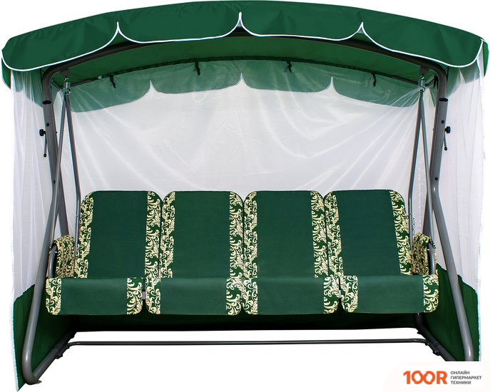 Садовые качели Arno-Werk ОАЗИС ПРЕМИУМ+ 2016-КД-40/П+ (ЗЕЛЕНЫЙ) (374854)