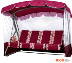 Садовые качели Arno-Werk ОАЗИС ПРЕМИУМ+ 2016-КД-40/П+ (БОРДО) (374853)