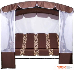 Садовые качели Arno-Werk ОАЗИС ПРЕМИУМ ПЛЮС 2016-КД- 40/П+ШОК (ШОКОЛАД) (374852)