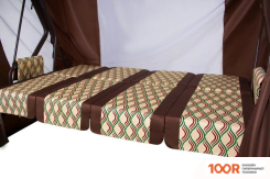 Садовые качели Arno-Werk ОАЗИС ЛЮКС ПЛЮС 2016-КД-40/Л+ (ШОКОЛАДНЫЙ) (374846)