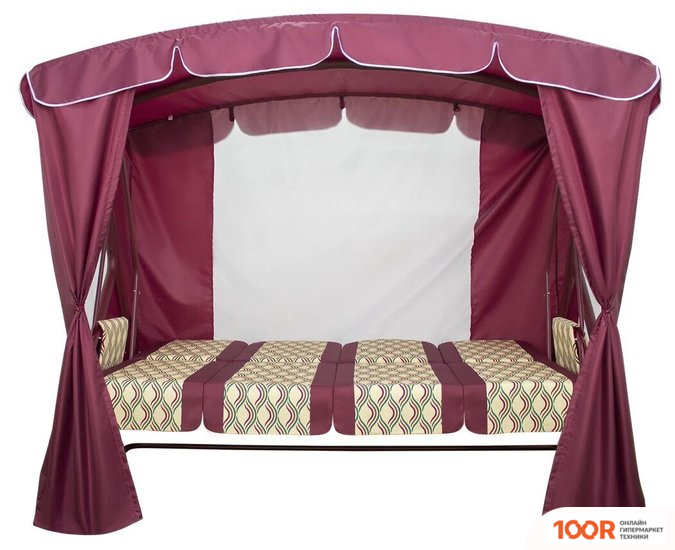 Садовые качели Arno-Werk ОАЗИС ЛЮКС ПЛЮС 2016-КД-40/Л+ (БОРДОВЫЙ) (374844)