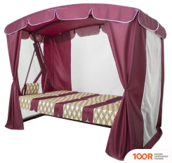 Садовые качели Arno-Werk ОАЗИС ЛЮКС ПЛЮС 2016-КД-40/Л+ (БОРДОВЫЙ) (374844)