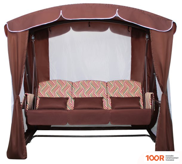 Садовые качели Arno-Werk ОАЗИС ЛЮКС 2016-КД-40/Л (ШОКОЛАДНЫЙ) (374843)