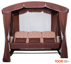 Садовые качели Arno-Werk ОАЗИС ЛЮКС 2016-КД-40/Л (ШОКОЛАДНЫЙ) (374843)