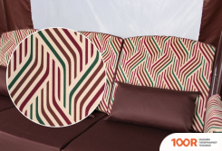 Садовые качели Arno-Werk ОАЗИС ЛЮКС 2016-КД-40/Л (ШОКОЛАДНЫЙ) (374843)