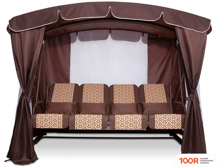 Садовые качели Arno-Werk ДЕФА ЛЮСИ ЛЮКС 2017-КД-58/Л (ШОКОЛАДНЫЙ) (374836)