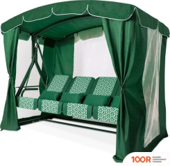 Садовые качели Arno-Werk ДЕФА ЛЮСИ ЛЮКС 2017-КД-58/Л (ЗЕЛЕНЫЙ) (374835)