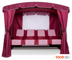 Садовые качели Arno-Werk ДЕФА ЛЮСИ ЛЮКС 2017-КД-58/Л (БОРДО) (374834)