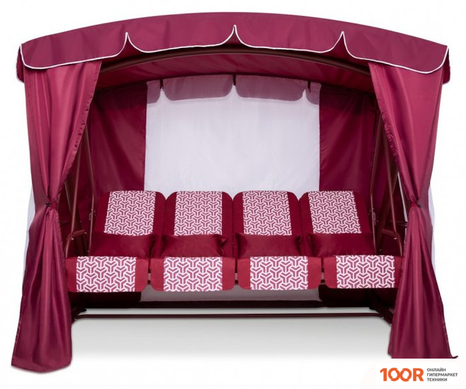 Садовые качели Arno-Werk ДЕФА ЛЮСИ ЛЮКС 2017-КД-58/Л (БОРДО) (374834)