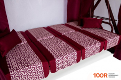 Садовые качели Arno-Werk ДЕФА ЛЮСИ ЛЮКС 2017-КД-58/Л (БОРДО) (374834)