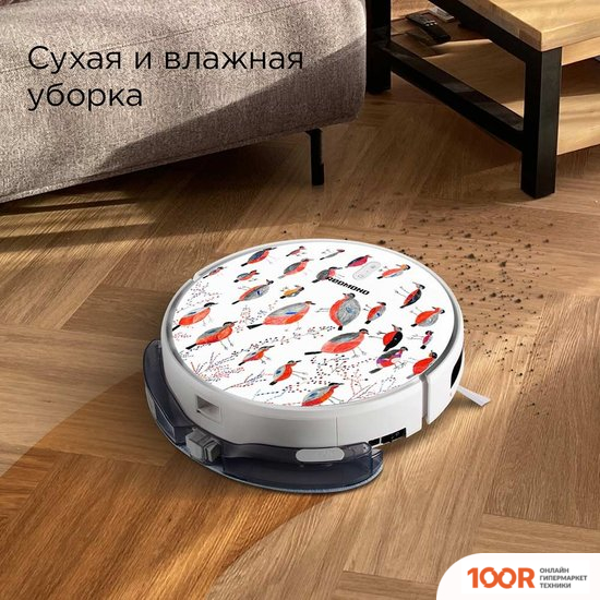 Робот-пылесос Redmond (Редмонд) RV-R640S WIFI (СНЕГИРИ) (374682)