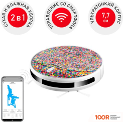 Робот-пылесос Redmond (Редмонд) RV-R640S WIFI (МОЗАИКА) (374679)